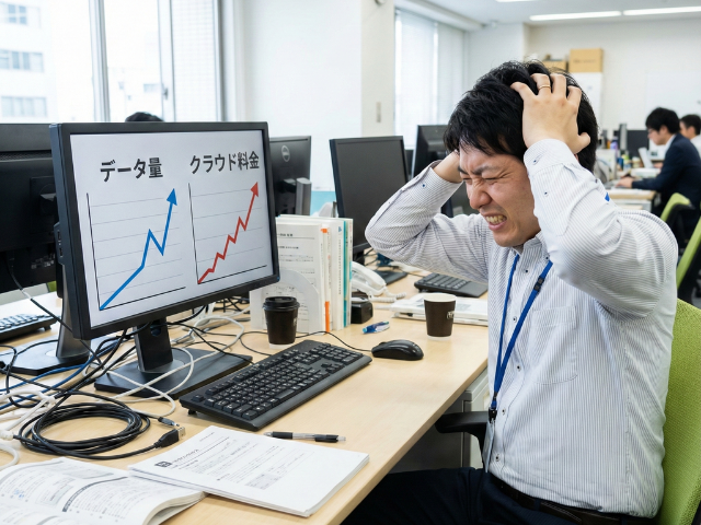 企業データが増えてもクラウドLLMは本当に得か？データ処理コストを徹底試算